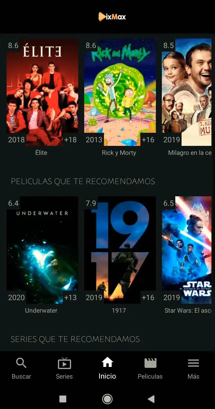 Captura de pantalla de DixMax 4